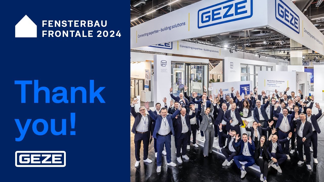 GEZE at Fensterbau Frontale 2024 | Trade fair highlights 
